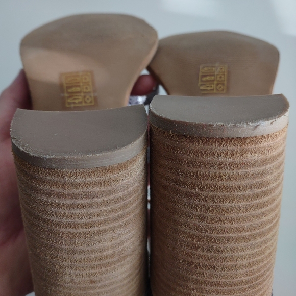 JEFFREY CAMPBELL Size 41 Genuine Snake Leather Ankle Zip Gladiator Sandals Shoes - Picture 8 of 14